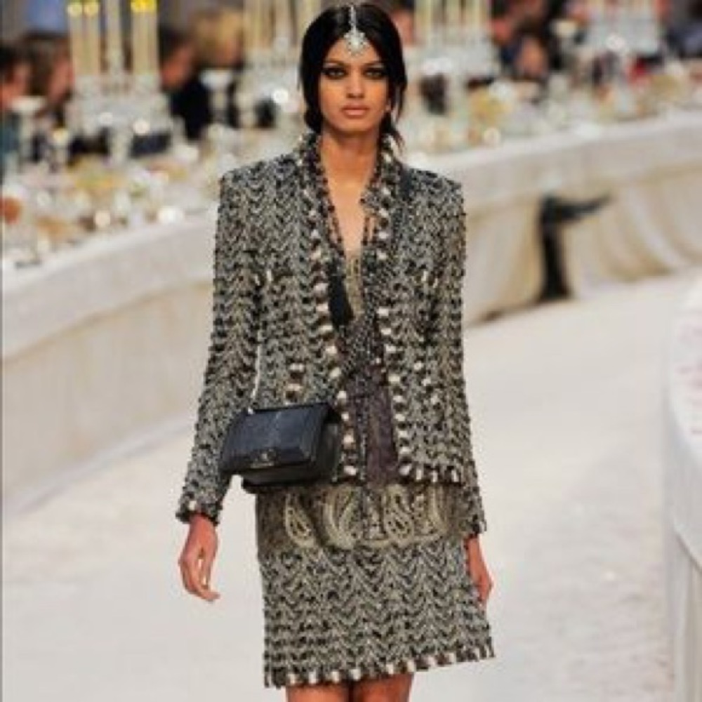 Chanel 2012 Metiers d’Art Tweed Skirt